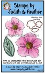 UN-12 Unmounted Wild Rose/Leaf Set